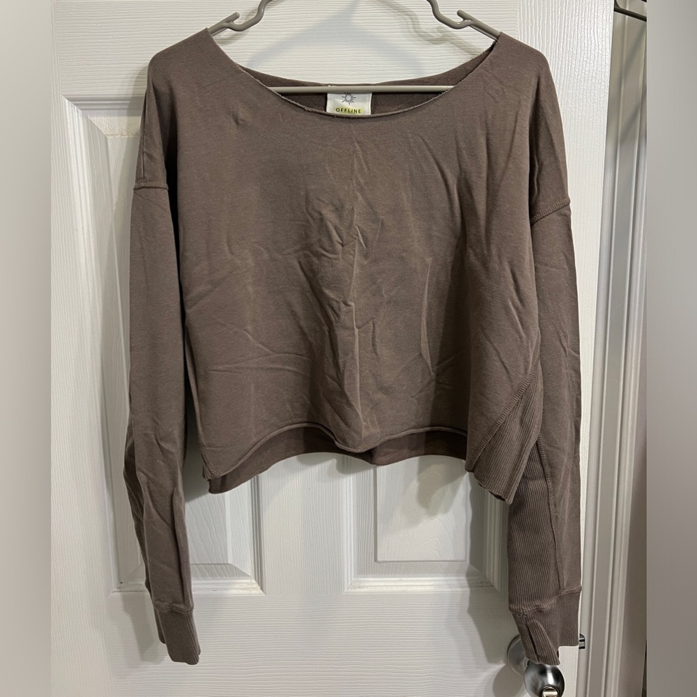 Aerie Offline cropped shirt